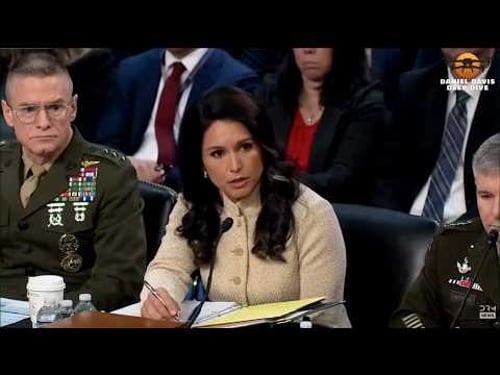 Senate Intelligence Hearing LIVE: DNI Tulsi Gabbard, FBI's Kash Patel 3/18//26