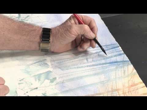 How to Create a Frosty Morning Scene using Watercolors with Tom Jones
