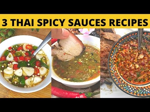 3 Thai Spicy Dipping Sauces/Table Sauce You Should Try - Prik Nam Pla, Nam Jim Seafood, Nam Jim Jaew