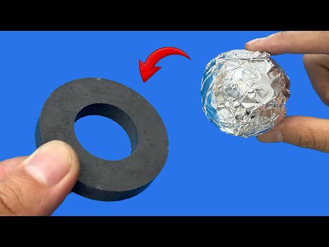 Place Aluminum Foil on a Magnet and You Will not Believe the Incredible Result!