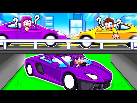 FASTEST CAR SPEEDRUNNER vs HUNTERS In DRIVING EMPIRE!