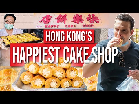 HONG KONG STREET FOOD | Happy Cake Shop has been serving the neighbourhood for 45 years!