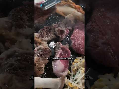 Korean BBQ 🔥 #kbbq #koreanfood