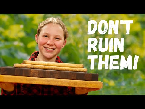 DON'T Wash Your Wood Cutting Board Until You See THIS! (Cutting Board Butter Recipe)