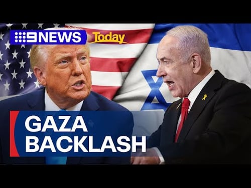 Global concern at Donald Trump's plan for US takeover of Gaza | 9 News Australia