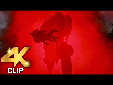 Ninja Vs Predator Chase Scene | PREDATOR KILLER OF KILLERS (2025) Movie CLIP 4K