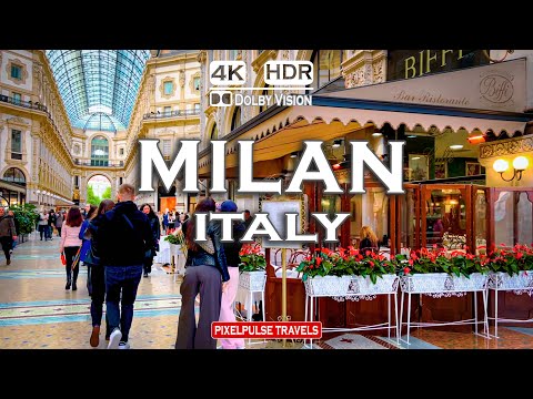 Stunning Milan Walking Tour | 4K HDR Italy Exploration