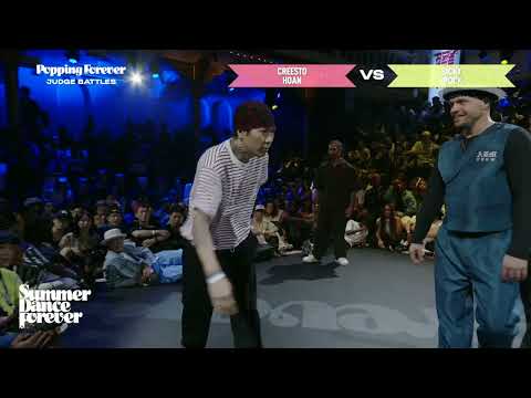 Creesto & Hoan vs Ricky & Jrock JUDGE BATTLE Popping Forever | Summer Dance Forever 2025