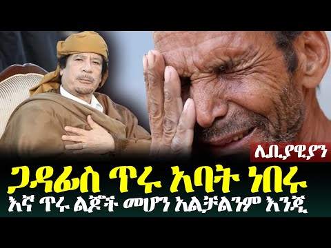 ጋዳፊን አሳልፈው በመስጠታቸው ፀፀት የሚገርፋቸው ሊብያዊያን