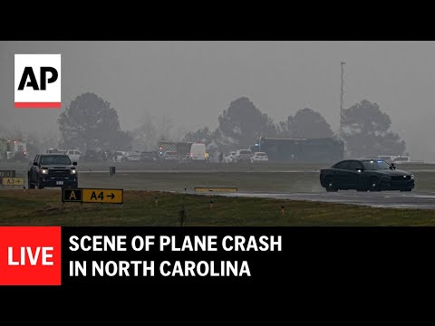 LIVE: Scene of plane crash in North Carolina connected to NASCAR driver Greg Biffle