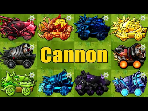 PVZ 1 Fusion 3.2 Challenge!! All Team Cannon VS 300 Ultimate Obsidian Gargantuar - Who Will Win?