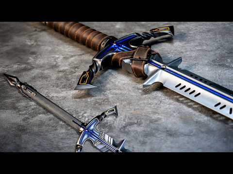 90 days Forging the High-Carbon Steel&Pure Gold into a Legendary Knight Greatsword | HammerForge