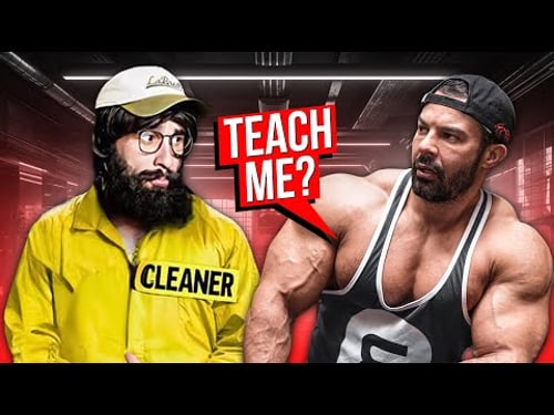 Arrogant Bodybuilder HUMILIATED By Cleaner 😂 Anatoly GYM PRANK