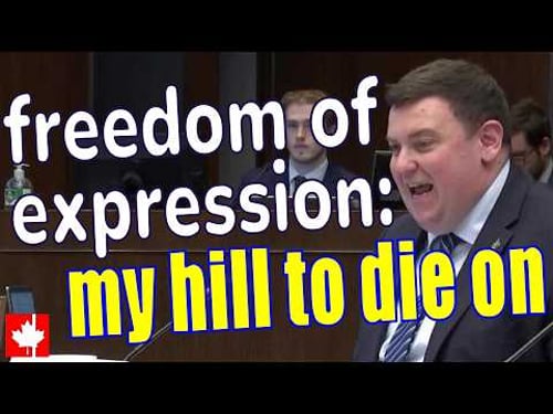 My hill to die on is freedom of expression | Conservative MP Andrew Lawton's MUST-WATCH intervention