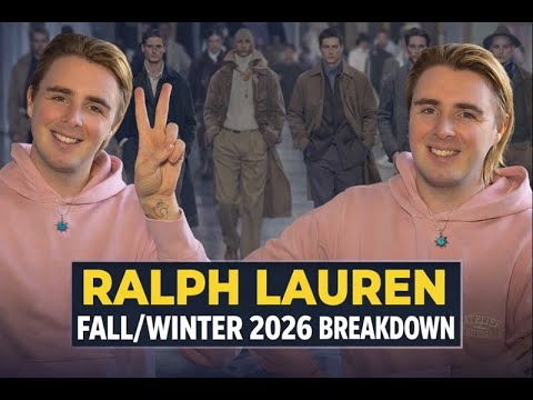 Ralph Lauren Fall/Winter 2026 Menswear Review | The Return of American Luxury