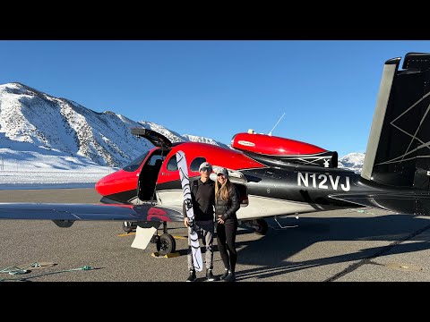 Cirrus Vision Jet Flight Vlog! Low Visibility Takeoff to Mammoth Arrival!