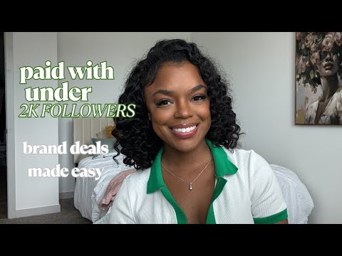 How To Land Paid Brand Deals With Less Than 2K Followers