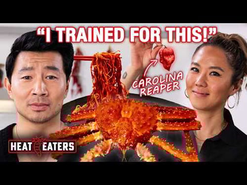 Simu Liu Eats the Spiciest Meal of His Life | Heat Eaters