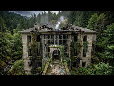 Waterfall Flows Inside This Abandoned Mansion — Full Luxury Makeover