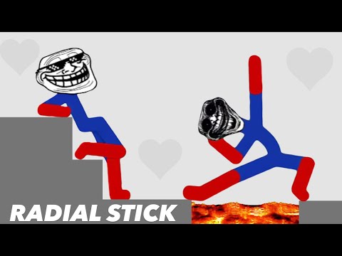 Best Falls | Stickman Dismounting compilation of funny moments RADIAL STICK #674