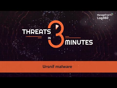Threats in 3 minutes - Ursnif malware