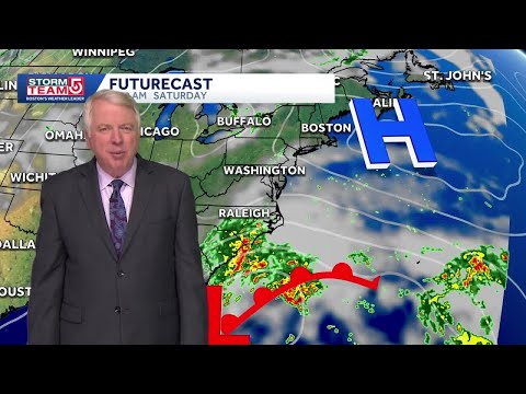 Video: Mild on Saturday with coastal storm looming late Sunday