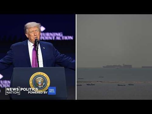 Trump says Strait of Hormuz is open during active blockade - The Hill | NEWSNATION