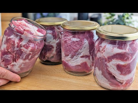 Statt gekaufter Schinken mache ich diesen Schinken im Glas! Lang haltbarer Schinken