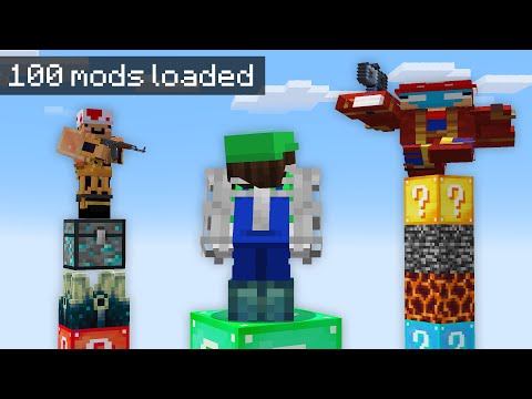 We Added 100 Mods to Random Item Pillars...