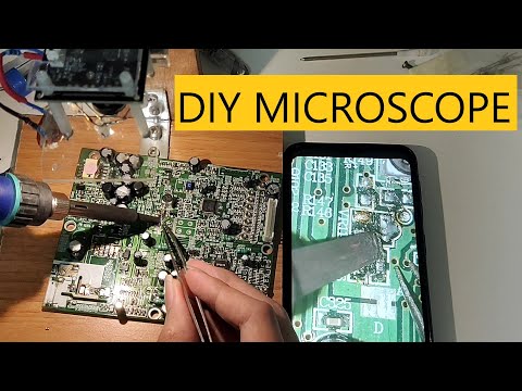 DIY microscope for SMD soldering