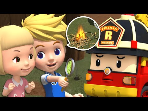 玩火系列│消防安全人气小插曲🚒│玩火是危险的│消防安全丛书│消防训练│儿童动画片│变形警车珀利TV 中文