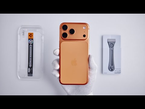 Spigen GLAS.tR EZ Fit AluminaCore Screen Protector - iPhone 17 Pro Max Installation!