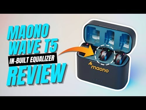Maono Wave T5 Wireless Mic Review: Best Wireless Mic for Youtube?
