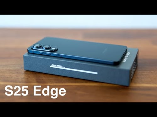 Samsung Galaxy S25 Edge Titanium Jetblack Unboxing