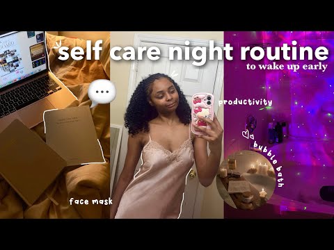 self care NIGHT ROUTINE *to wake up early* π«§ everything shower, tidying up, overnight oats, etc.