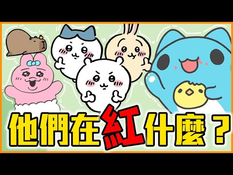 「吉伊卡哇、咖波」這些角色到底在紅什麼?|貓貓蟲咖波/內褲兔/卡皮巴拉/吉伊卡哇