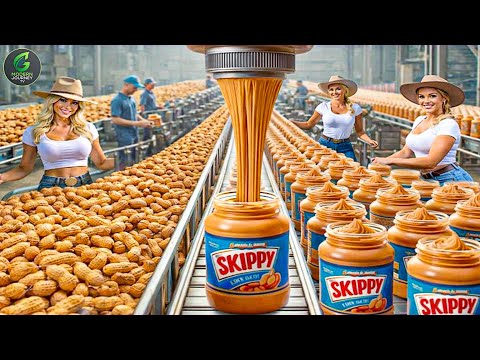 Inside a Peanut Butter Factory: How Perfect Peanut Butter Is Made (Full Process)