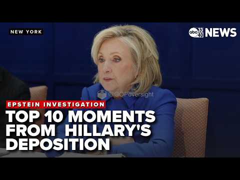 10 MOMENTS you can't miss from Hillary Clinton's EPSTEIN DEPOSITION