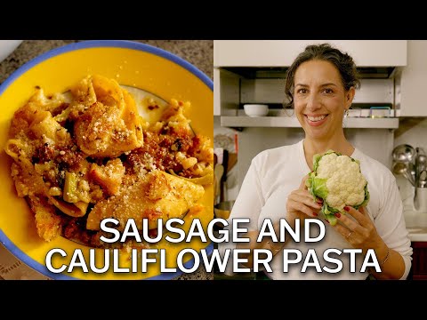 Carla Makes Sausage and Cauliflower Pasta with Buttery Breadcrumbs