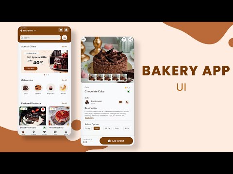Bakery App UI Design Using Ionic & Angular | Complete Tutorial For Beginners
