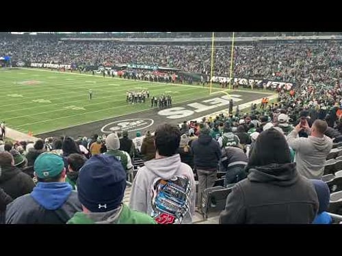 Jets Game Winning Goal Line Stand vs. Jaguars (Crowd Reaction)
