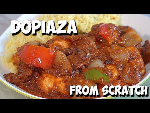 Chicken Dopiaza from scratch NO BASE GRAVY
