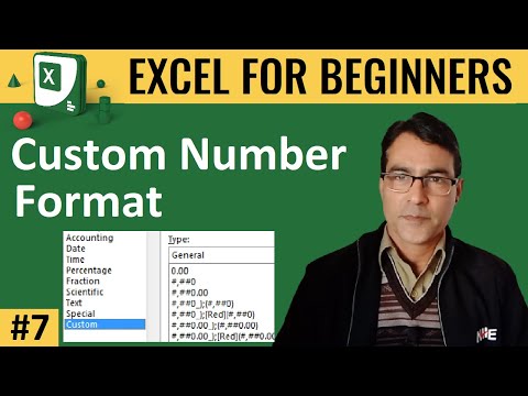 Custom Number Formatting in excel | MS Excel for beginners lesson-7 | Number format in excel