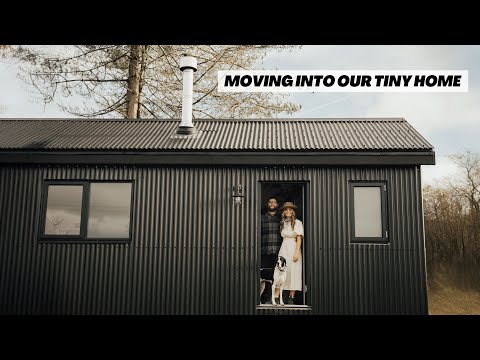 After all this time...We're home. Moving into our tiny house