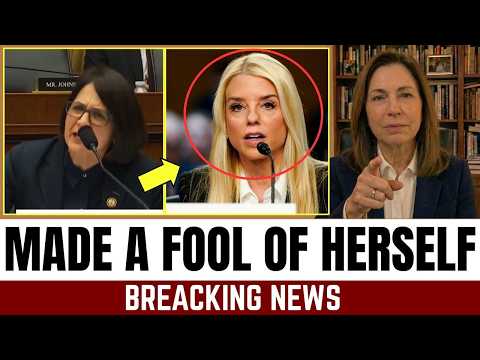 Pam Bondi HUMILIATES Herself — Frantically Ducks Epstein Questions On Live TV