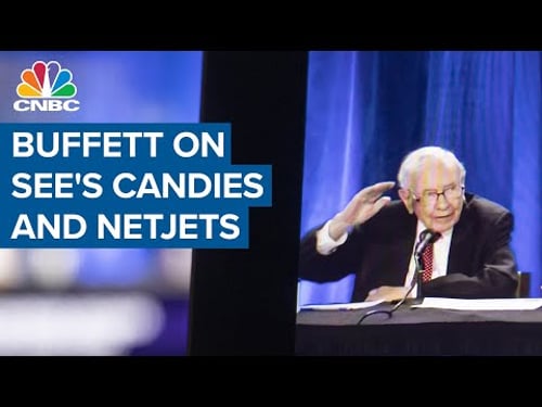 Warren Buffett on Berkshire's consumer brands See's Candies and NetJets