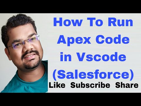 #60 Salesforce - How To Run Apex Code in Vscode | How To Create Apex Class in Visual Studio Code