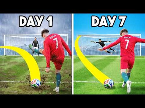 I Turned My Friend Into Ronaldo In 7 Days