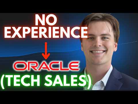 How This College Grad Got Hired at Oracle With No Experience (Tech Sales)