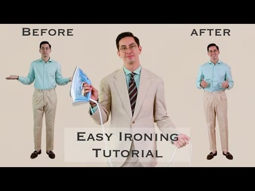 Tutorial: Ironing Your Wool Trousers or Chinos the Simple Way